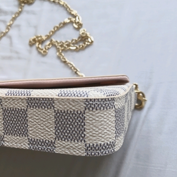 Louis Vuitton Felicie Pochette Damier Azur - Picture 13 of 14